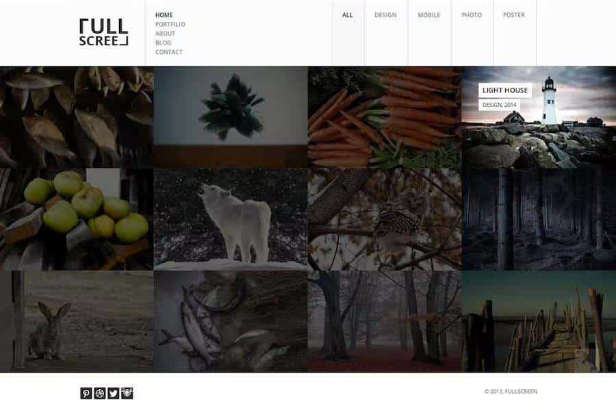 FULLSCREEN – PHOTOGRAPHY PORTFOLIO DRUPAL THEME